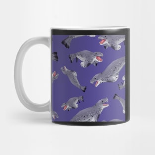 leopard seal Mug